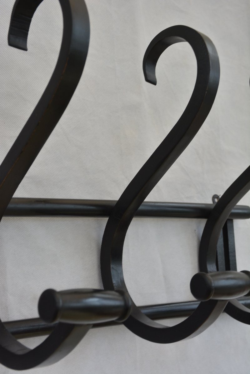 Ebonised Bentwood Coat Rack Coat Hooks - Image 10